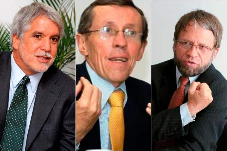 Enrique Peñalosa, Antonio Navarro y Antanas Mockus.