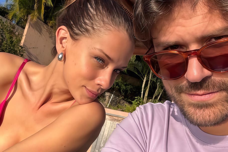 Carolina Miranda y Juan Felipe Samper, pareja de actores.