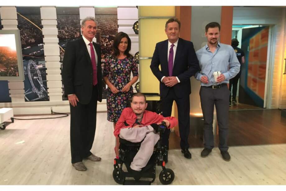 Valery Spiridonov en el programa de televisión "Buenos días Bretaña". / Foto: Fundación Desire For Life