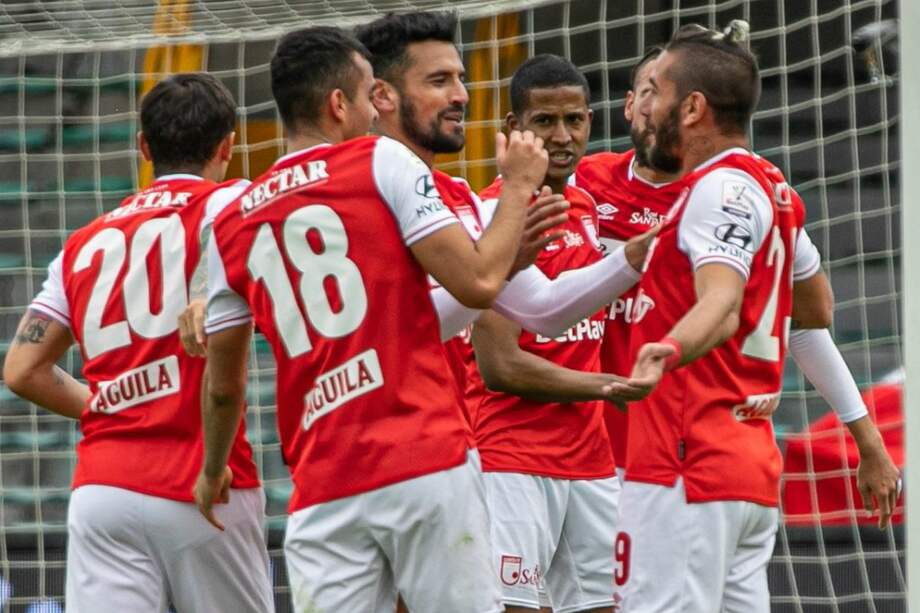 Independiente Santa Fe, con 40 puntos, fue el mejor equipo de la fase Todos contra Todos.