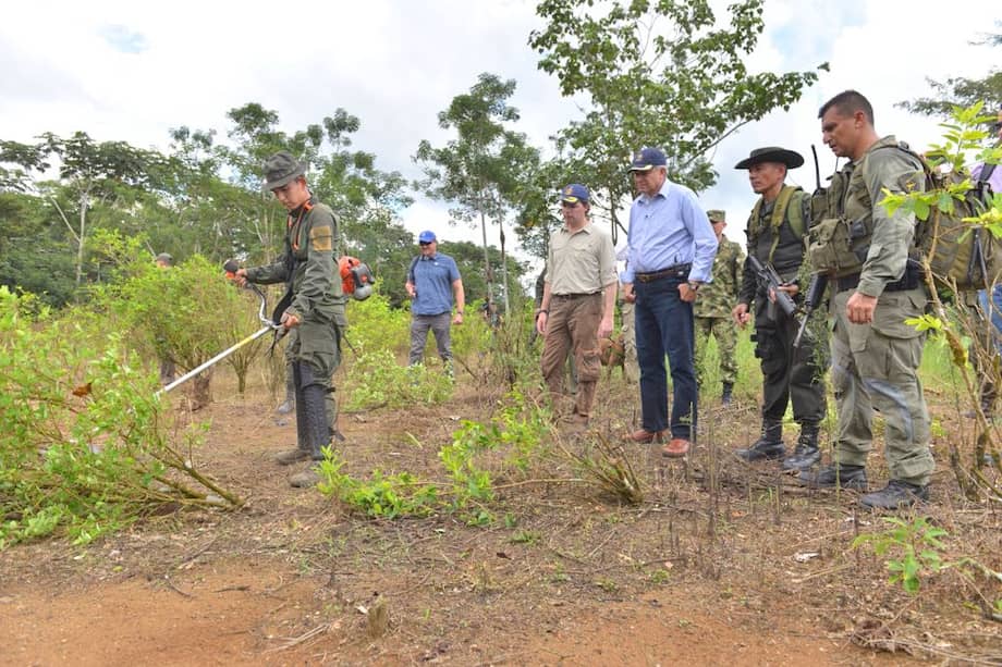 El vicepresidente Óscar Naranjo durante su visita a Guaviare. / SIG