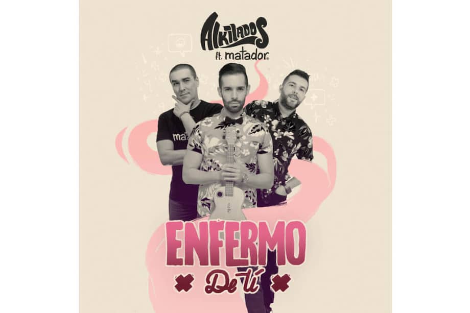 Alkilados y el caricaturista Matador. / Cortesía