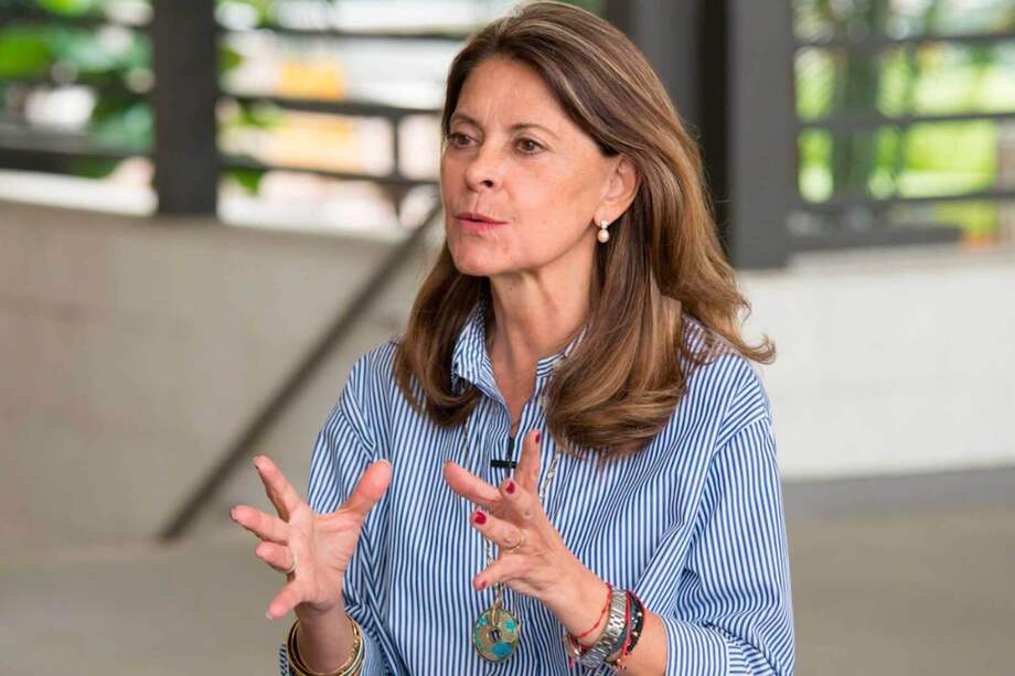 Marta Lucía Ramírez, vicepresidenta y canciller de Colombia.