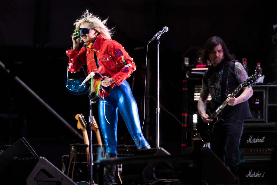 Miley Cyrus habló con Taylor Hawkins días antes de que este falleciera. EFE/ Alberto Valdés