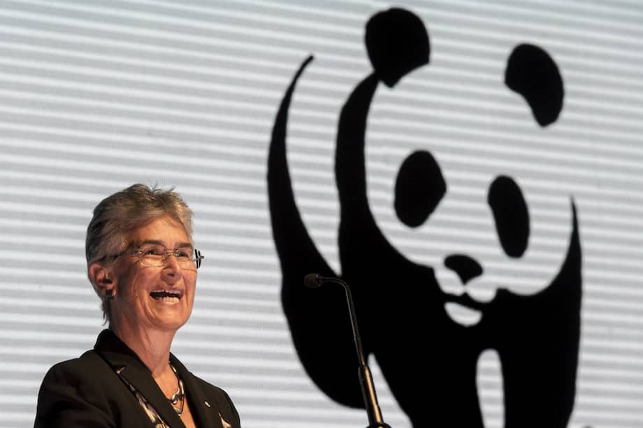 Yolanda Kakabadse, presidenta del Fondo Mundial para la Naturaleza (WWF). /AFP