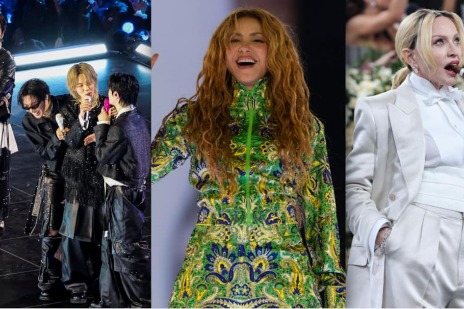 BTS, Shakira y Madonna.