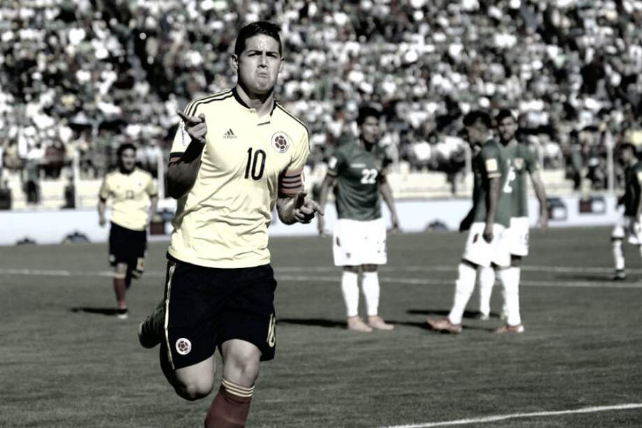 James registra cinco goles y cuatro asistencias en las eliminatorias. / AFP