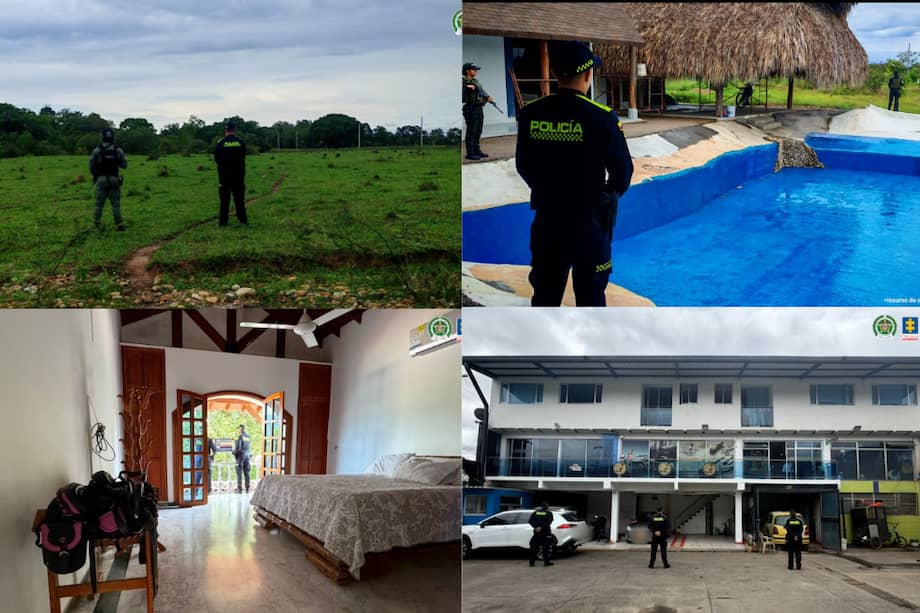 Los bienes están ubicados en Chía, La Vega y Puerto Salgar (Cundinamarca), así como en Puerto López y Puerto Gaitán (Meta).