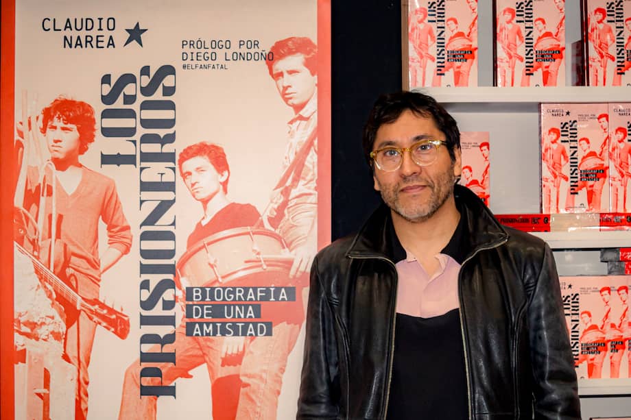 Claudio Narea durante la Feria del Libro de Bogotá 2026.