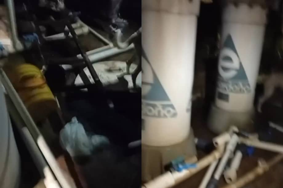 Habitantes de la vereda El Porvenir enfrentan la falta de agua tras los graves daños ocasionados a la planta de acueducto.