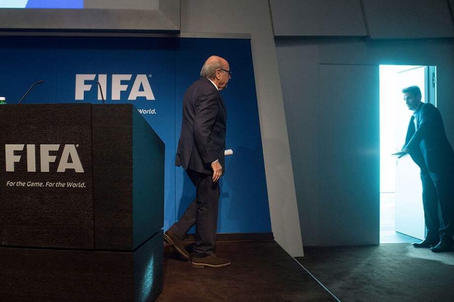 Joseph Blatter renunció a la presidencia de la Fifa. / AFP