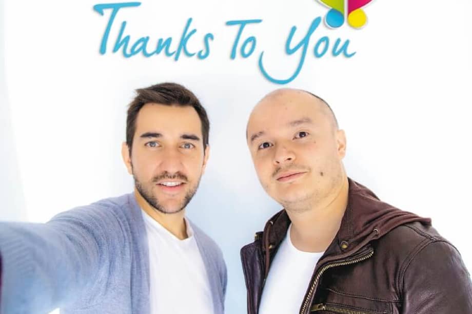 Jaime Andrade y Daniel Forero son ingenieros, uno electrónico y el otro de sistemas. / Cortesía: ThanksToYou
