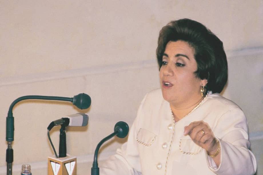 Martha Catalina Daniels. Fecha Noviembre 6 de 1996. / Foto: Carlos Vasquez M. Revista Semana