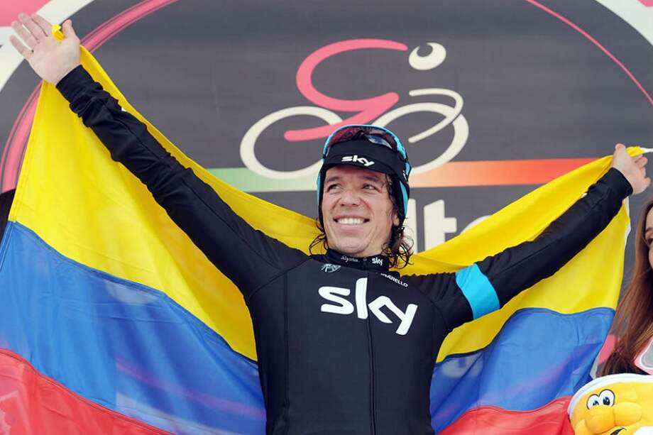Rigoberto Urán, subcampeón parcial del Giro de Italia