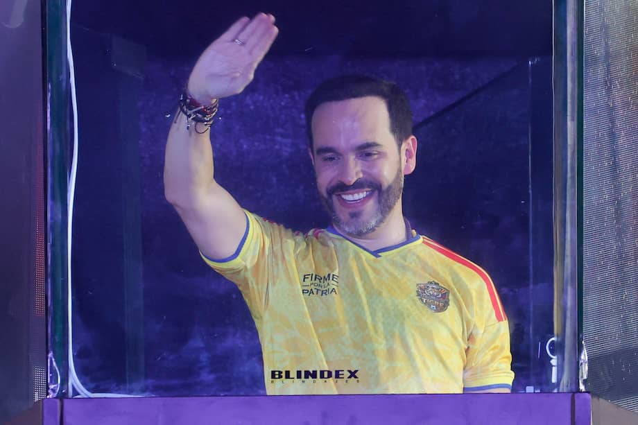 Abelardo de la Espriella fue el ganador de la segunda vuelta presidencial y celebró desde Barranquilla. EFE/ Mauricio Dueñas Castañeda