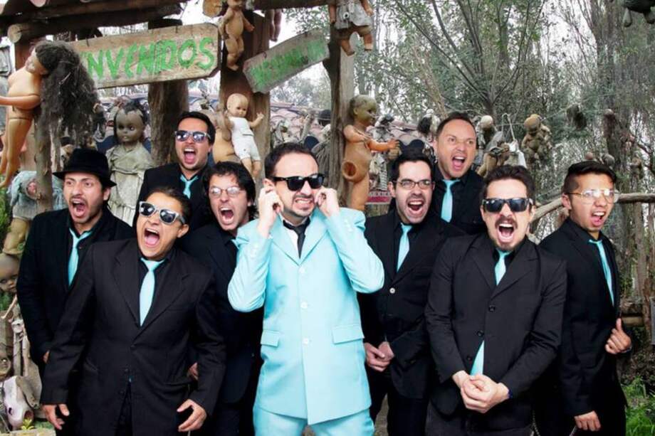 Los integrantes de la banda bogotana Los Elefantes están grabando su nueva producción discográfica. / Cortesía