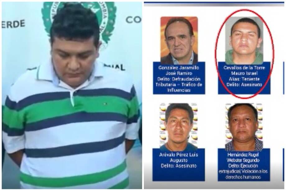Mauro Israel Cevallos de la Torre , explicó la Policía, será investigado por la justicia de Ecuador por los delitos de tráfico internacional de drogas, microtráfico, asesinato, abigeato (hurto de ganado), trata de personas y estafa. / Cortesía
