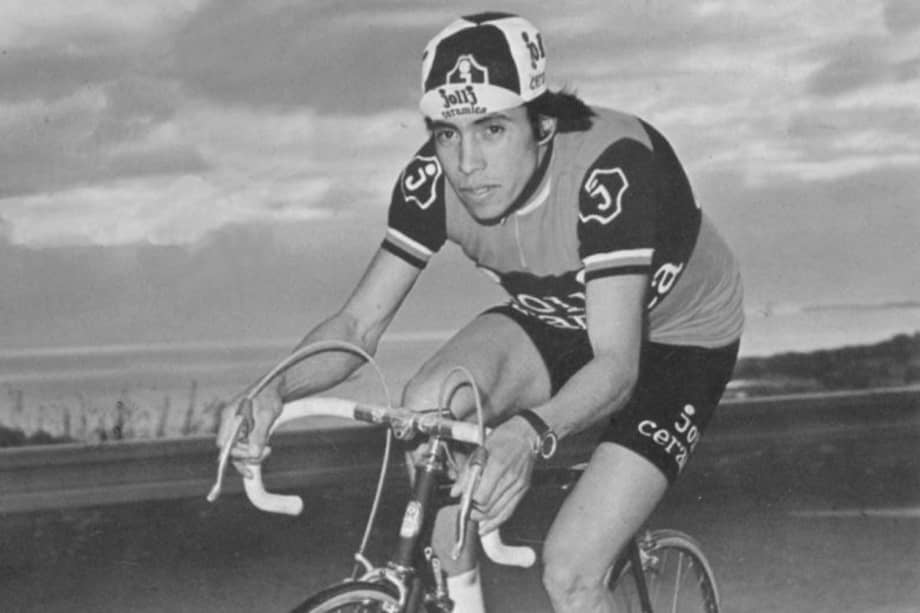 Rafael Antonio Niño, leyenda del ciclismo colombiano.