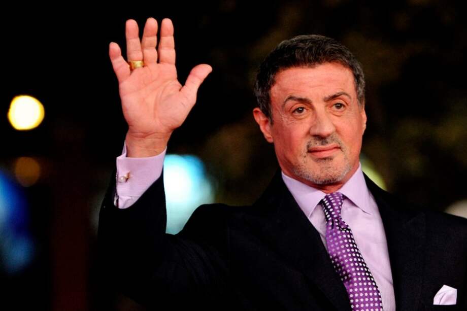 Sylvester Stallone durante la presentación de "Bullet to the head" en Roma.