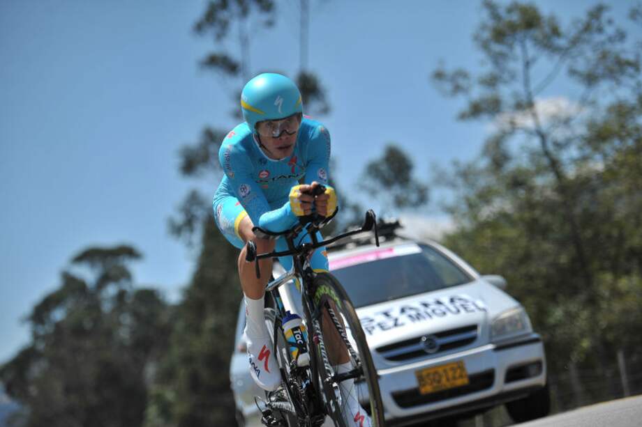 Miguel Ángel López en la contrarreloj de los Nacionales de Ruta de 2016. / Archivo - El Espectador.