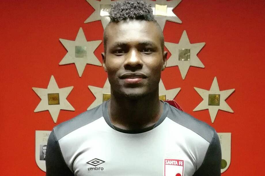 Geovanni Banguera, nuevo cuidapalos albirrojo. / @SantaFe