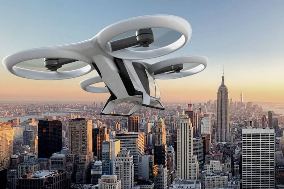 Demostrador de despegue y aterrizaje de vehículos eléctricos (VTOL, por sus siglas en inglés) autopiloteado CityAirbus, diseñado para la movilidad aérea urbana. / Cortesía - Airbus