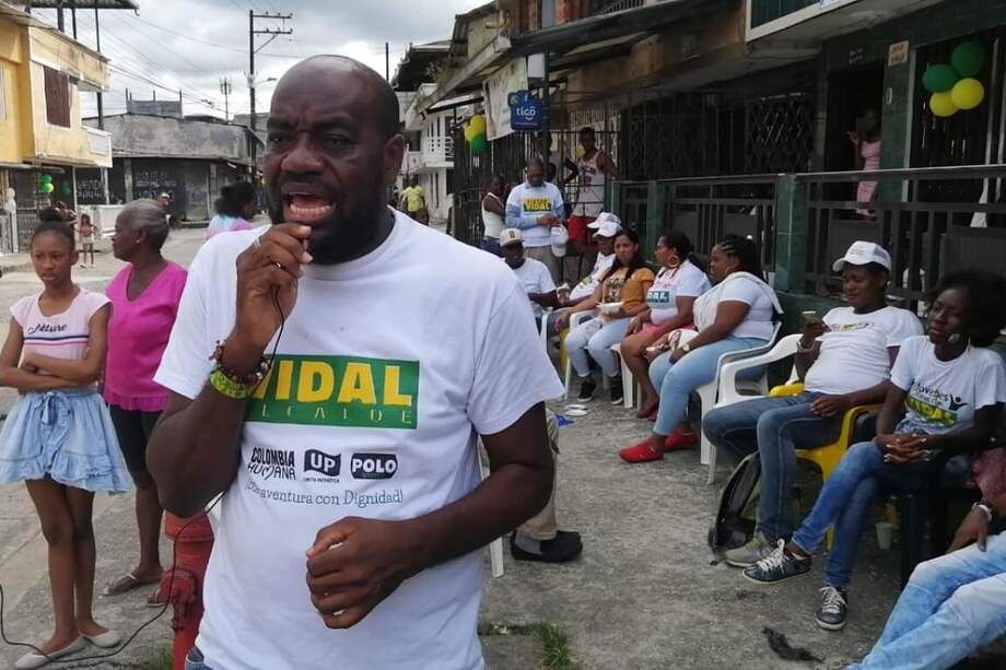 Víctor Vida, alcalde electo de Buenaventura./ Elkin Riascos Valencia