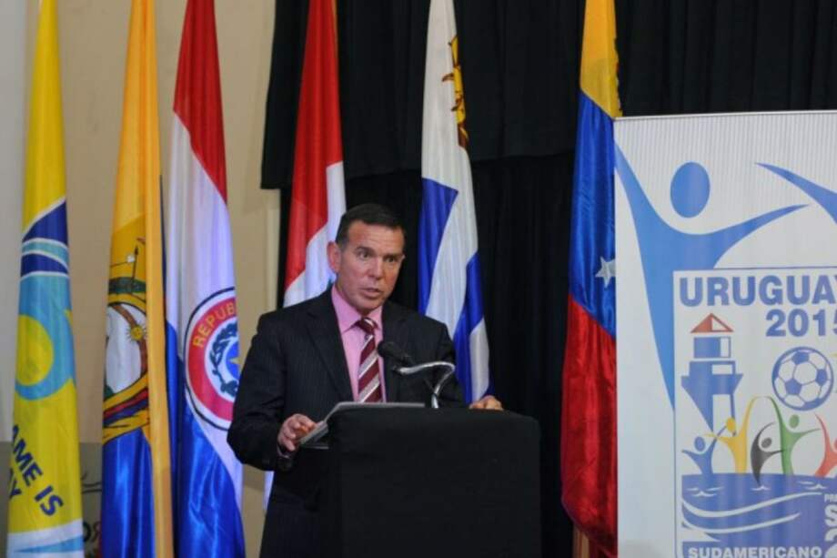 Juan Ángel Napout, presidente de la Confederación Sudamericana de Fútbol. Foto: AFP