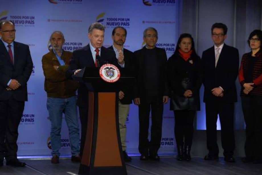 El 8 de mayo 2018 , el entonces presidente Juan Manuel Santos posesionó a los comisionados que esclarecerán el conflicto armado en la Casa de Nariño, según lo pactado en el acuerdo de paz de La Habana. /Sig