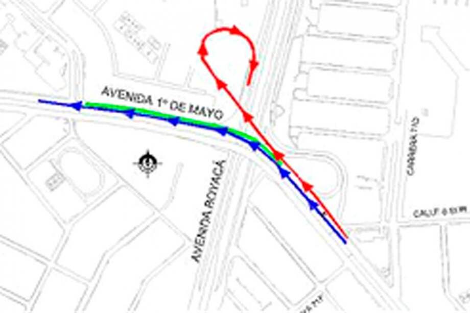 Habrá paso restringido en puente vehicular de Av. Primero de Mayo con Boyacá