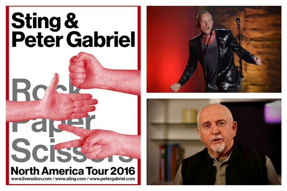 Sting y Peter Gabriel anuncian gira conjunta