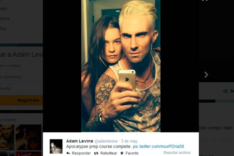 Tomada de twitter.com/adamlevine.