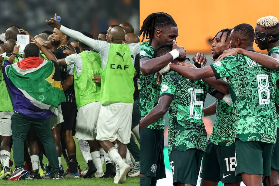 Sudáfrica y Nigeria buscarán este miércoles un cupo a la final de la Copa de África.