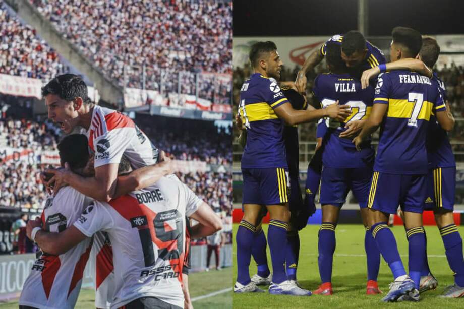River Plate no gana este torneo desde 2014; Boca Juniors lo hizo por última vez en 2018. / Tomadas de Twitter: @BocaJrsOficial y @RiverPlate