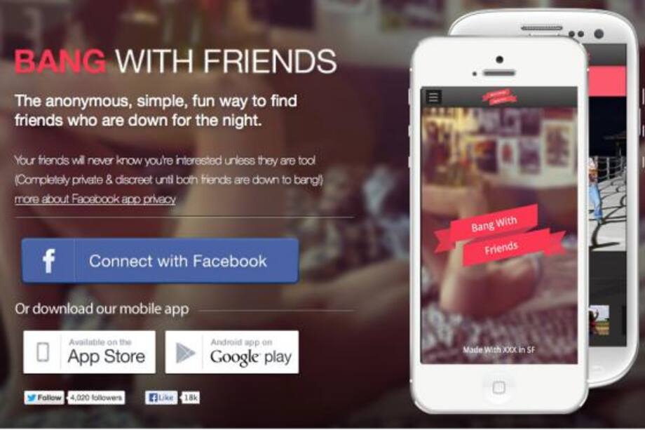 Bang With Friends, la aplicación para Facebook que te ayuda a tener sexo con tus amigos