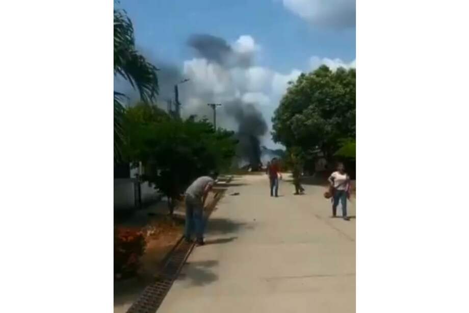 La explosión del carrobomba fue hacia la una de la tarde, en las cercanías a la base militar de Puerto Rondón, Arauca. / Archivo