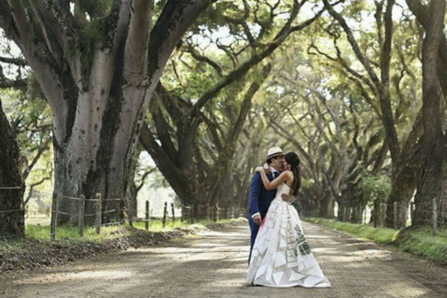 En la sucursal del cielo Taliana Vargas dió el "sí"