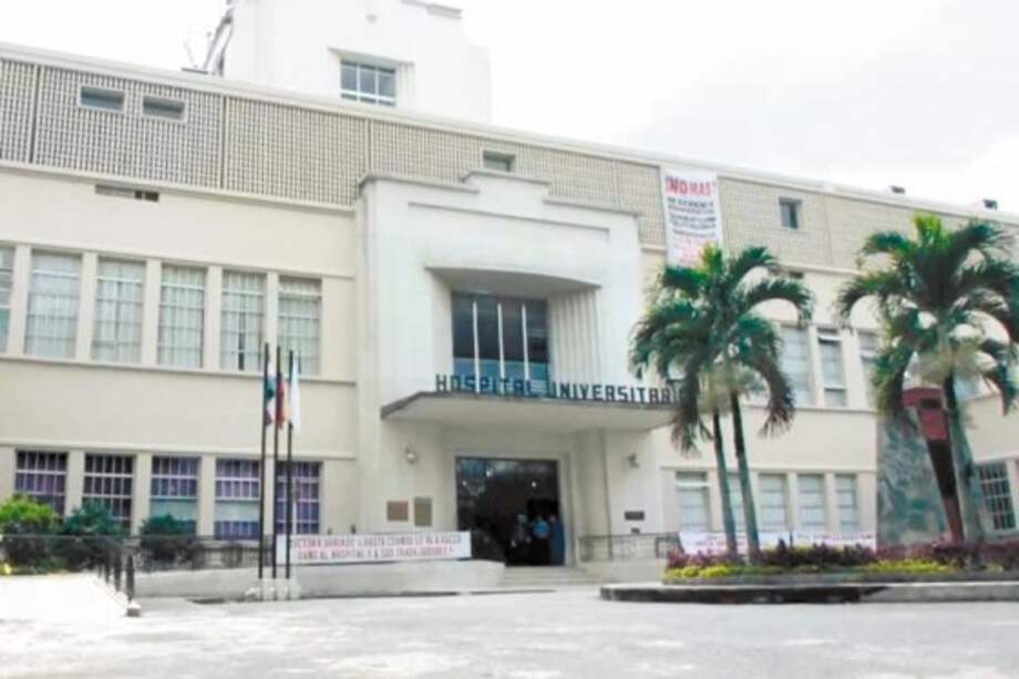 Fachada del Hospital Universitario del Valle, en Cali. / Youtube