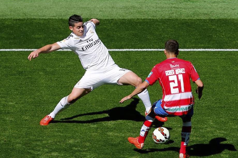james Rodríguez tras en su regreso a las canchas con el Real Madrid. Foto: Real Madrid