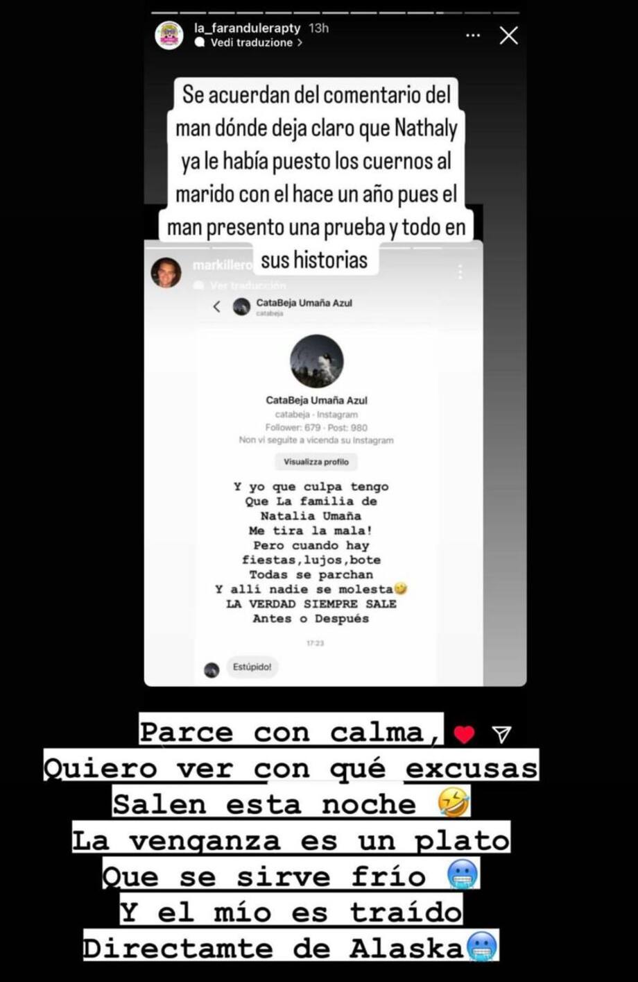 ¿Cantante tuvo amorío con Nataly Umaña?: “ella me dijo que estaba separada”