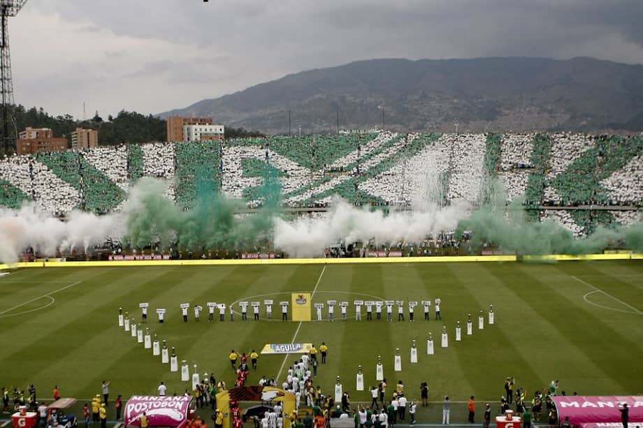 Así recibió el Atanasio Girardot a Nacional en la semifinal contra Medellín. Foto: EFE