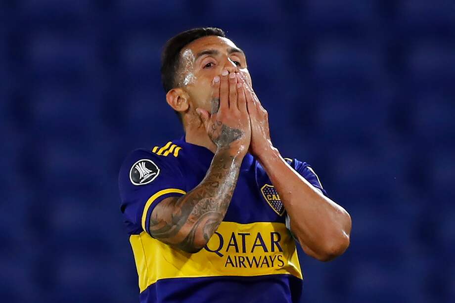 Tévez, figura de Boca Juniors.