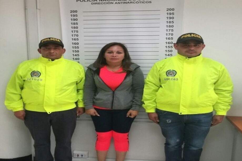 "La Dama de Hierro" fue capturada en Bogotá. / Policía