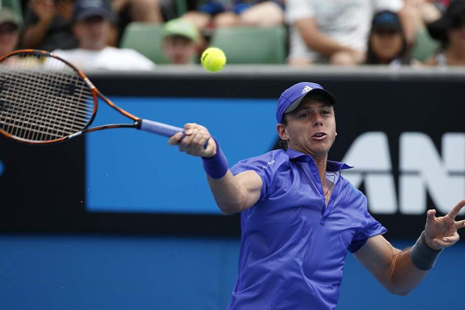 Alejandro González, a octavos en Delray Beach. Foto: AFP