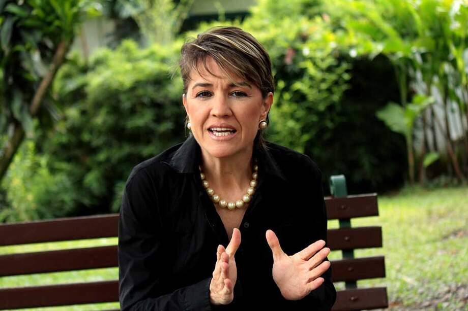 Andrea Londoño trabaja en el área de comunicaciones de la Escuela Nacional Sindical. / Juan Pablo Valderrama