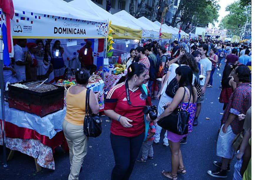 Cuerpo de Baile Folklórico de la Embajada de la República Dominicana en Buenos Aires, Argentina. / Archivo particular