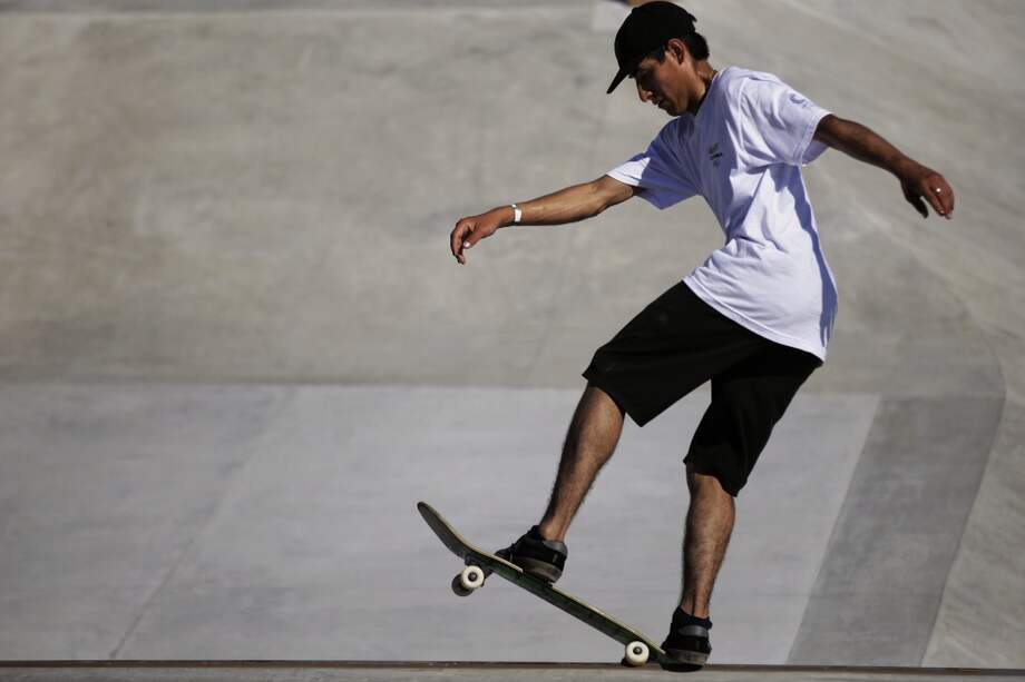 El skater colombiano Jhancarlos González participó en los Juegos Olímpicos de Tokio 2020.