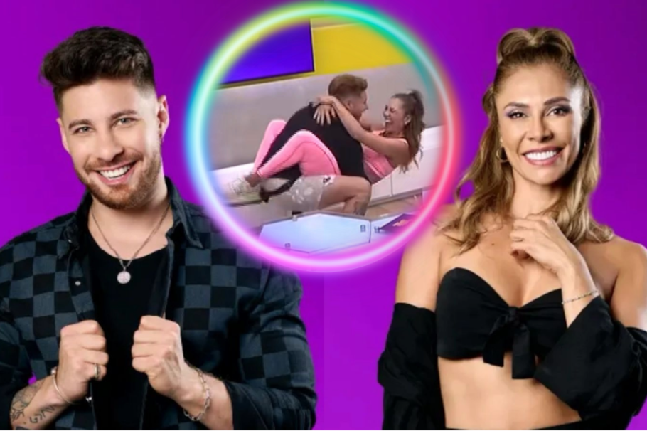 Martha Isabel Bolaños y Miguel Melfi en 'La casa de los famosos'