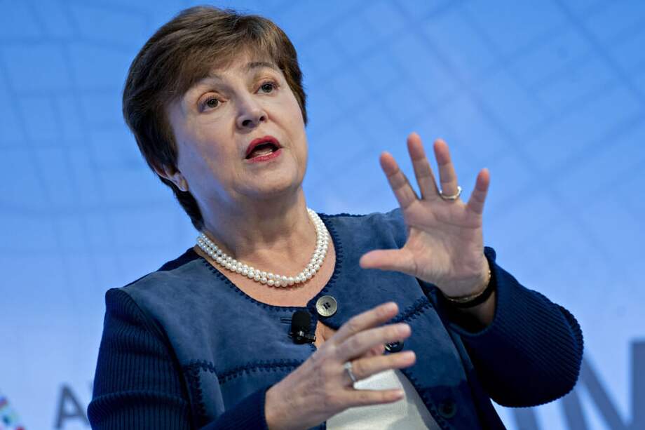Kristalina Georgieva, directora gerente del Fondo Monetario Internacional (FMI). / Bloomberg