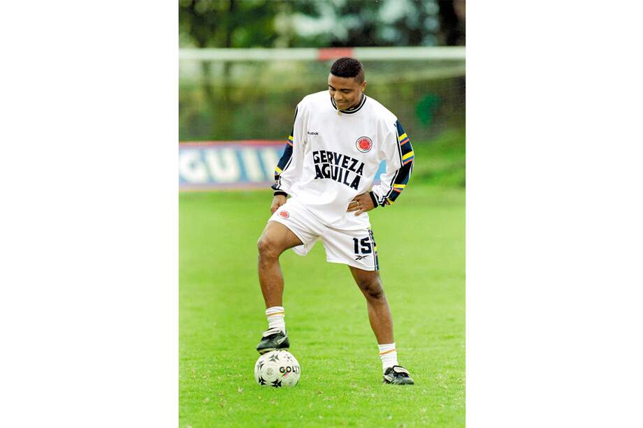El Espectador / Héctor Hurtado en un entrenamiento de la selección de Colombia.